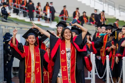 Pomp, circumstance and a drone show: USC shakes up its graduation a year after turmoil