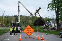 Violent derecho with 90-mph winds carved a 500-mile path of damage across the Midwest