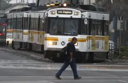Man struck by Metro A Line (Blue) train in South-Central L.A.