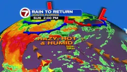Dust to Depart, Giving Way to a Rising Rain Risk